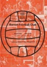 Barnet v Boston United 30-Aug-1980