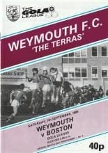 Weymouth v Boston United 07-Sep-1985