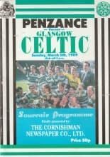 Penzance v Glasgow Celtic 05-Mar-1989