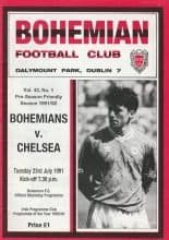 Bohemians Dublin v Chelsea 23-Jul-1991