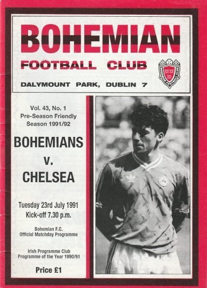 Bohemians Dublin v Chelsea 23-Jul-1991