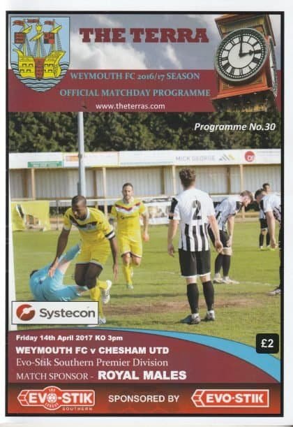Weymouth v Chesham United 14-Apr-2017