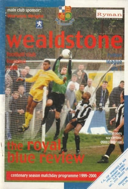 Wealdstone v Clacton Town 21-Aug-1999