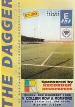 Dagenham & Redbridge v Collier Row & Romford 02-Dec-1996