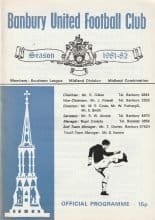 Banbury United v Corby Town 09-Mar-1982