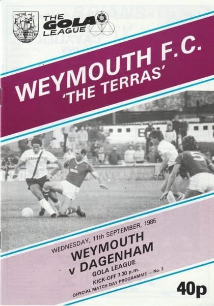 Weymouth v Dagenham 11-Sep-1985