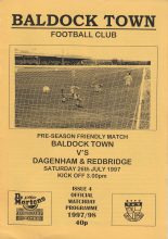 Baldock Town v Dagenham & Redbridge 26-Jul-1997