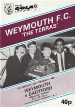 Weymouth v Dartford 12-Feb-1986