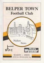 Belper Town v Derby County 21-Aug-1990