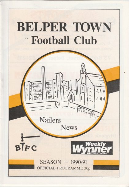 Belper Town v Derby County 21-Aug-1990