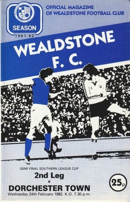Wealdstone v Dorchester Town 24-Feb-1982