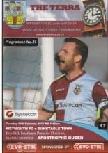 Weymouth v Dunstable Town 14-Feb-2017