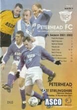 Peterhead v East Stirling 10-Nov-2001