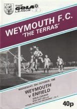 Weymouth v Enfield 30-Oct-1985