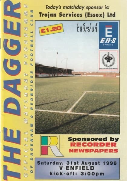 Dagenham & Redbridge v Enfield 31-Aug-1996