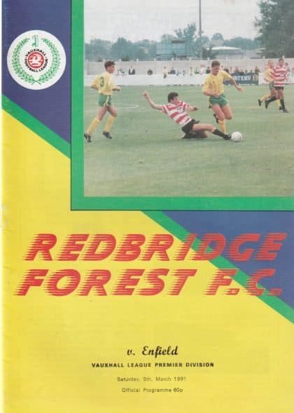 Redbridge Forest v Enfield 09-Mar-1991