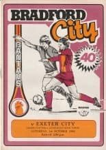 Bradford City v Exeter City 01-Oct-1983