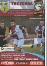 Weymouth v Frome Town 22-Nov-2016