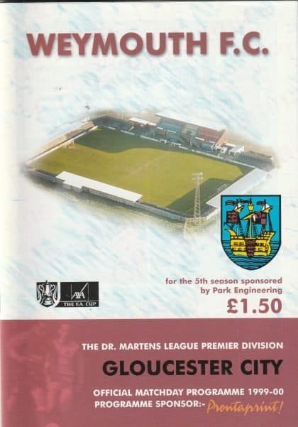 Weymouth v Gloucester City 18-Sep-1999