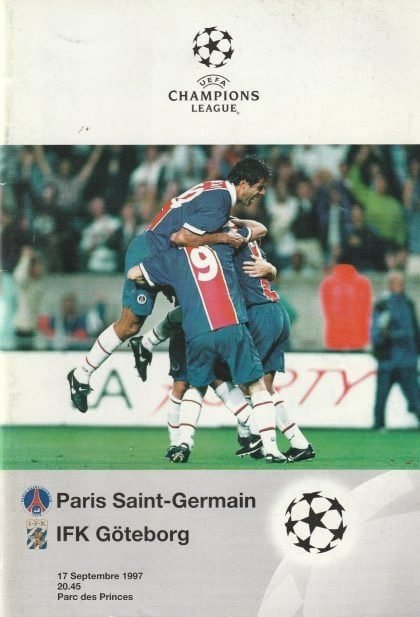 Paris St Germain v IFK Gothenburg 17-Sep-1997