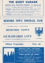 Bedford Town v Guildford City 27-Sep-1969