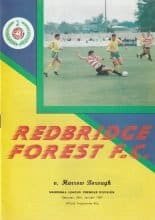 Redbridge Forest v Harrow Borough 26-Jan-1991