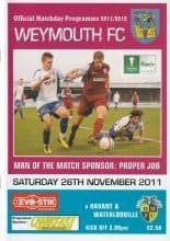 Weymouth v Havant & Waterlooville 26-Nov-2011