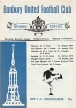 Banbury United v Highgate United 13-Oct-1981