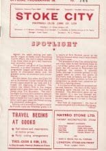 Stoke City v Huddersfield Town 08-Feb-1958