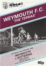 Weymouth v Kettering Town 15-Feb-1986