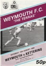 Weymouth v Kettering Town 16-Aug-1986
