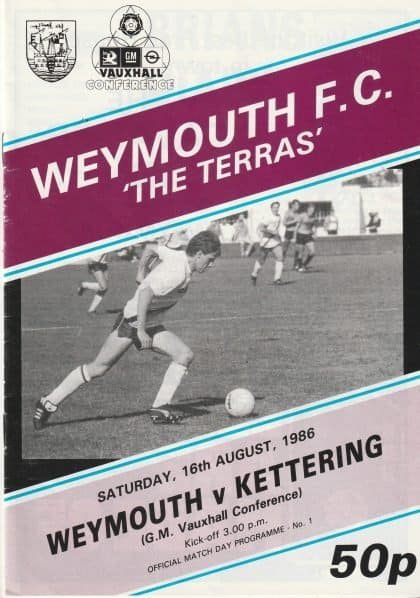 Weymouth v Kettering Town 16-Aug-1986