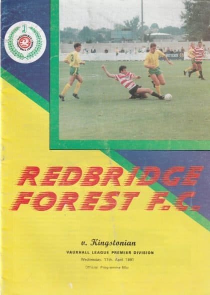 Redbridge Forest v Kingstonian 17-Apr-1991