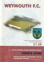 Weymouth v King's Lynn 06-Nov-1999