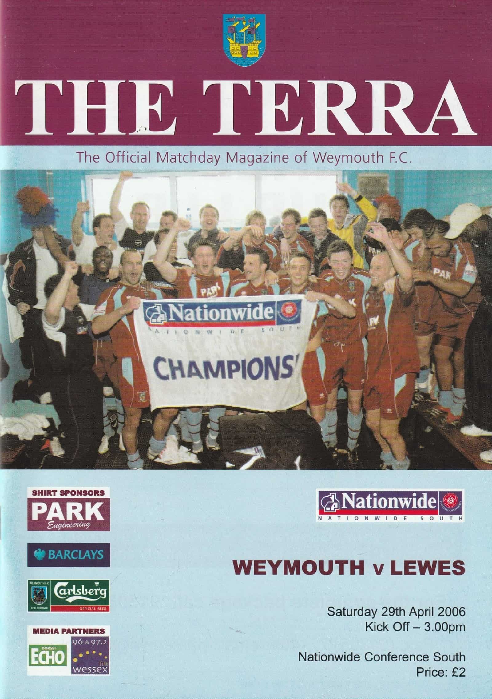 Weymouth v Lewes 29-Apr-2006