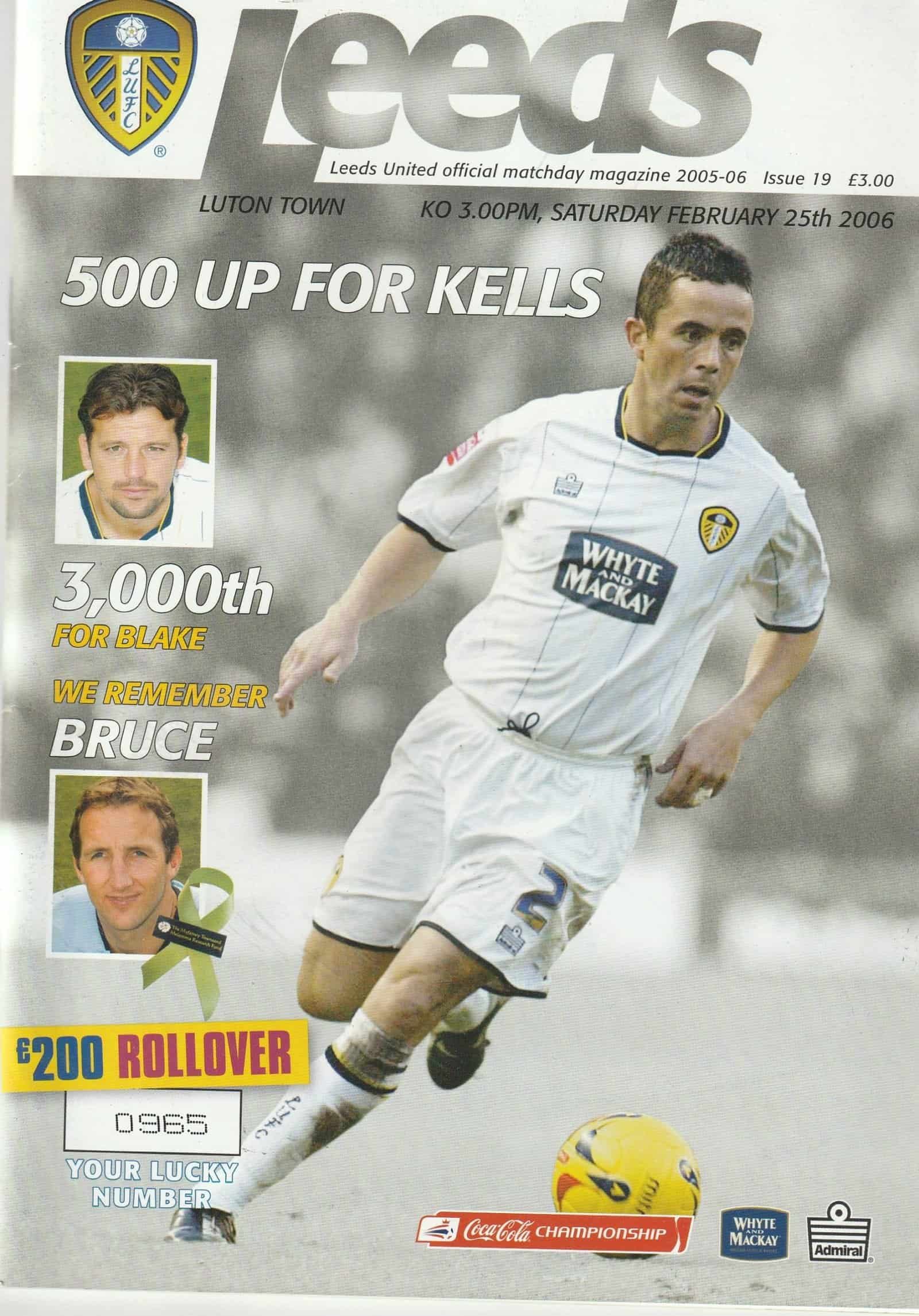 Leeds United v Luton Town  25-Feb-2006