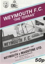 Weymouth v Maidstone United 04-Feb-1987