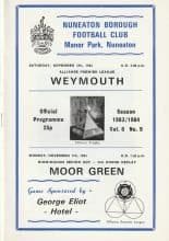 Nuneaton Borough v Moor Green 07-Nov-1983