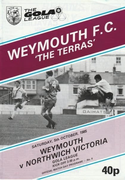 Weymouth v Northwich Victoria 05-Oct-1985