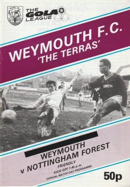 Weymouth v Nottingham Forest 1985-86