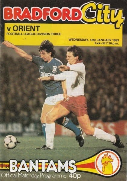 Bradford City v Leyton Orient 12-Jan-1983