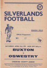 Buxton v Oswestry Town 21-Apr-1973