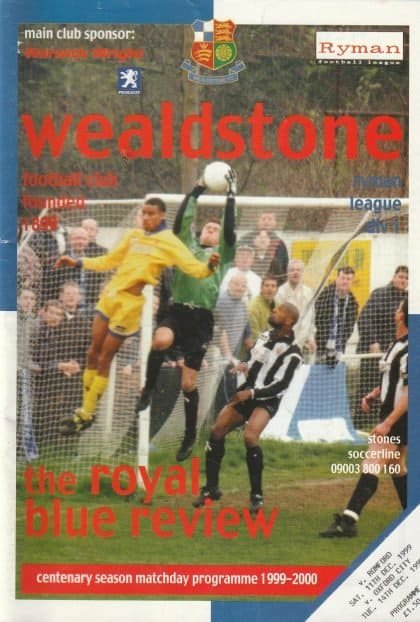 Wealdstone v Romford 11-Dec-1999