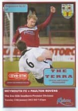Weymouth v Paulton Rovers 13-Jan-2015