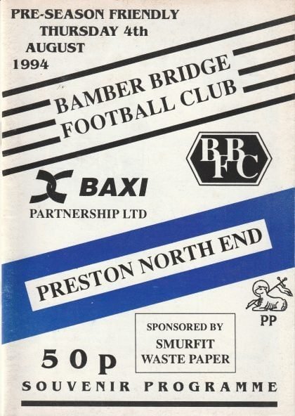Bamber Bridge v Preston North End 04-Aug-1994