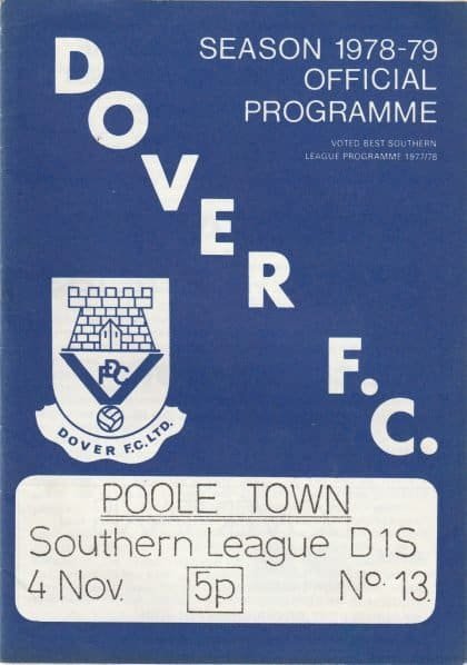 Dover v Poole Town 04-Nov-1978