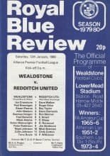 Wealdstone v Redditch United 12-Jan-1980