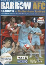 Barrow v Rotherham United 12-Nov-2011