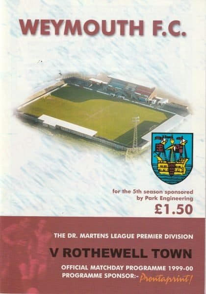 Weymouth v Rothwell Town 14-Aug-1999
