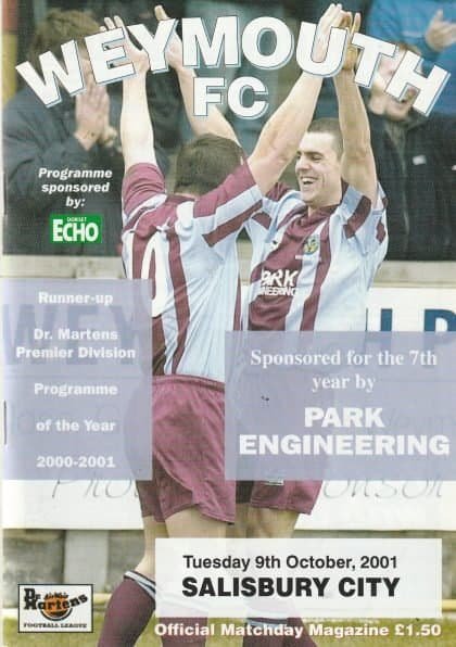 Weymouth v Salisbury City 09-Oct-2001